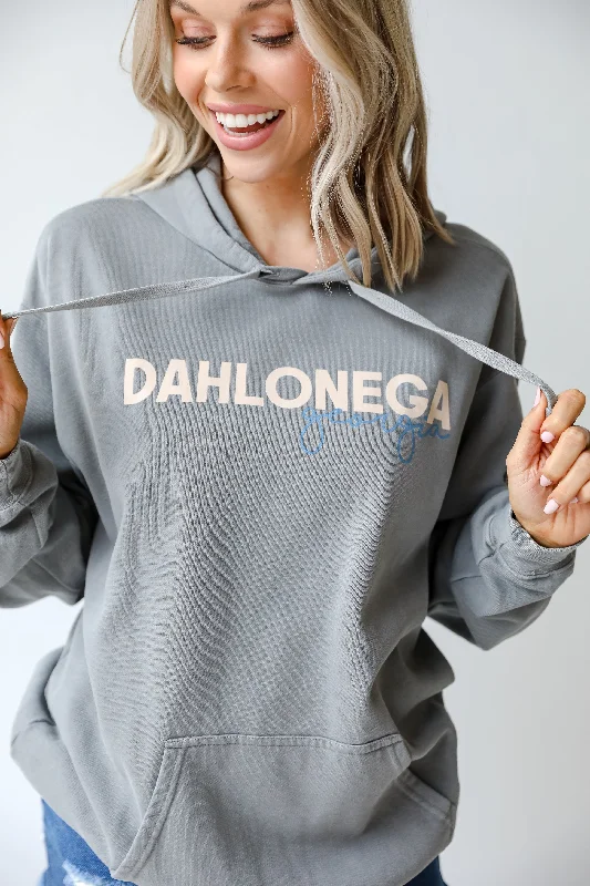 Members Only Grey Dahlonega Georgia Mountain Hoodie