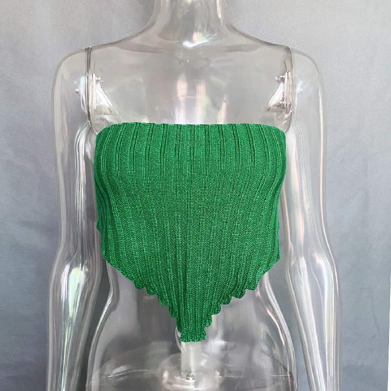 Super Savings Sexy Fashion Solid Color Womens Wholesale Crop Tops