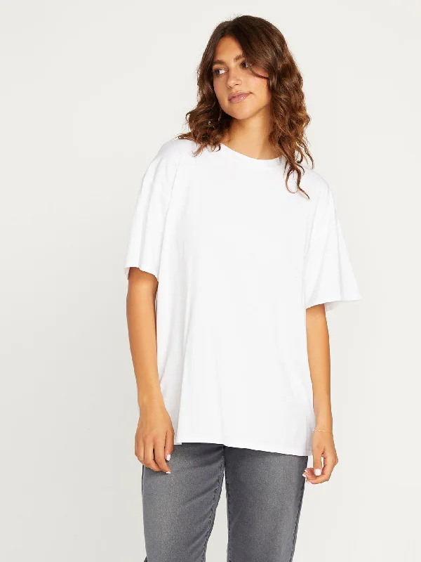 Stones Throw Solid Tee - White