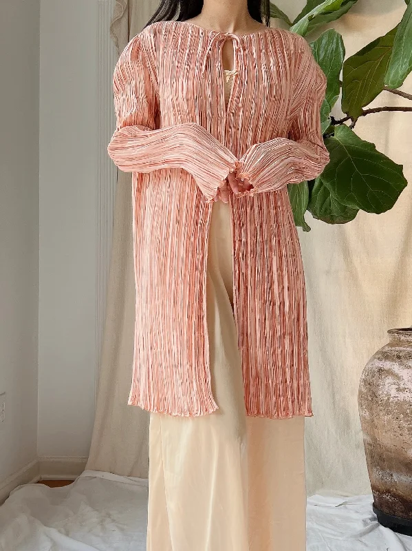 Unmissable Offer 1980s Mary McFadden Pleated Tunic - M