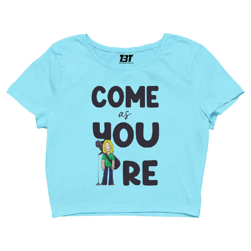 Low Prices Nirvana Crop Top - Come As You Are