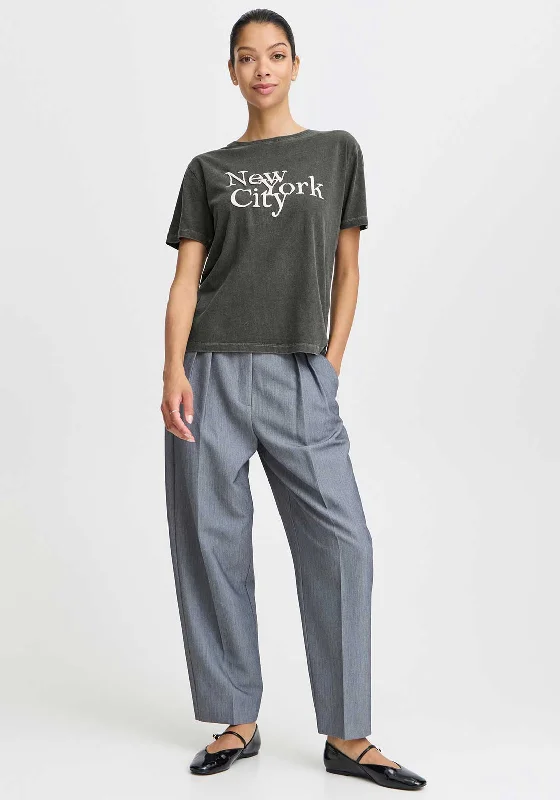 Weekend Deals You Can't Resist b.young Rach New York T-Shirt, Grey