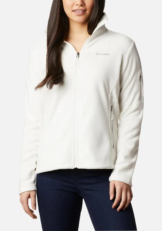 New Deal Columbia Womens Fast Trek™ Full Zip Fleece, Sea Salt
