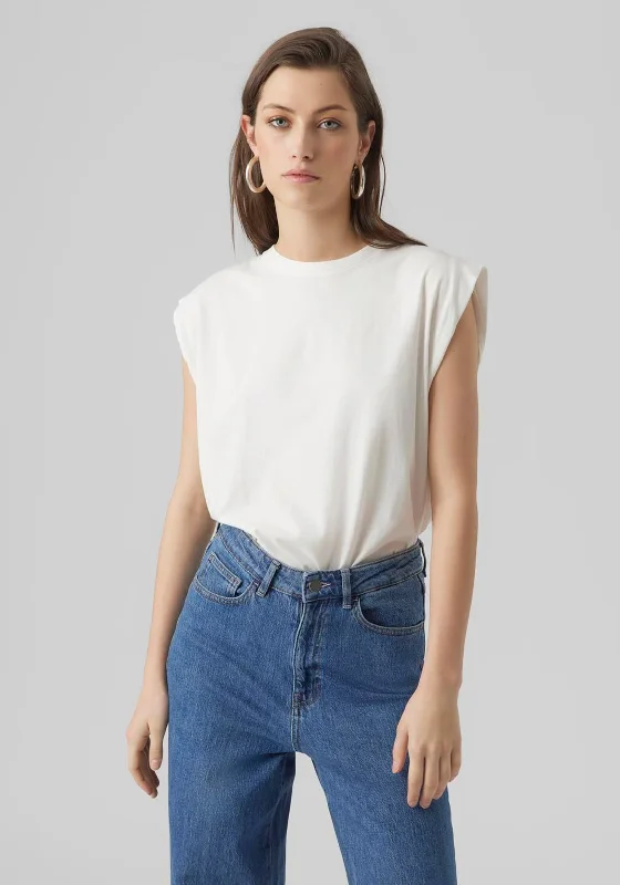 Weekend Bargains to Celebrate Vero Moda Anna Batwing Vest Top, White