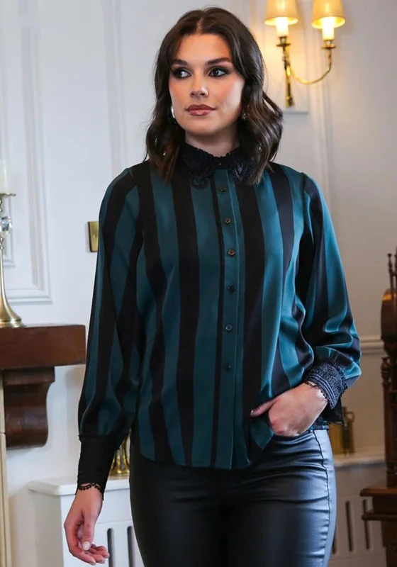 Best Seller Rant & Rave Jill Long Sleeve Blouse, Green