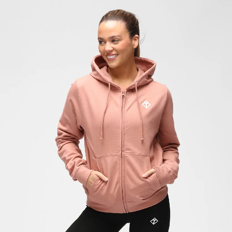 One-DAY Sale Dusky Pink Diamond Ladies Zoodie
