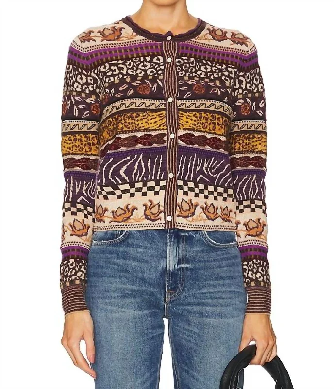 Savings Galore Liza Cardigan In Woodland