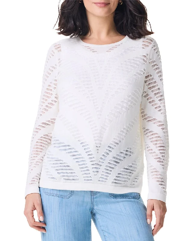 Half Price NIC+ZOE Placed Pointelle Sweater