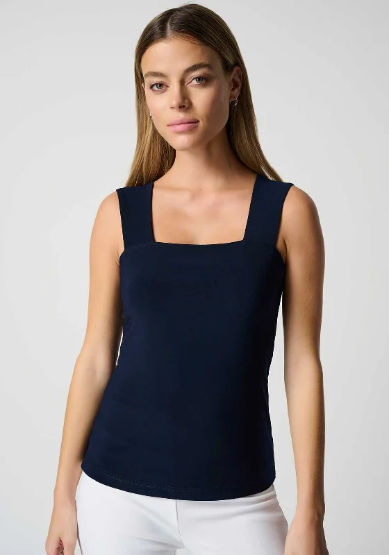 Savings Soar This Weekend Joseph Ribkoff Square Neck Tank Top, Navy