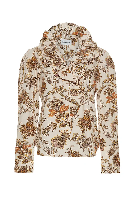 Weekend Bargains to Enjoy Anne Blouse in Turtledove Vint Blossom