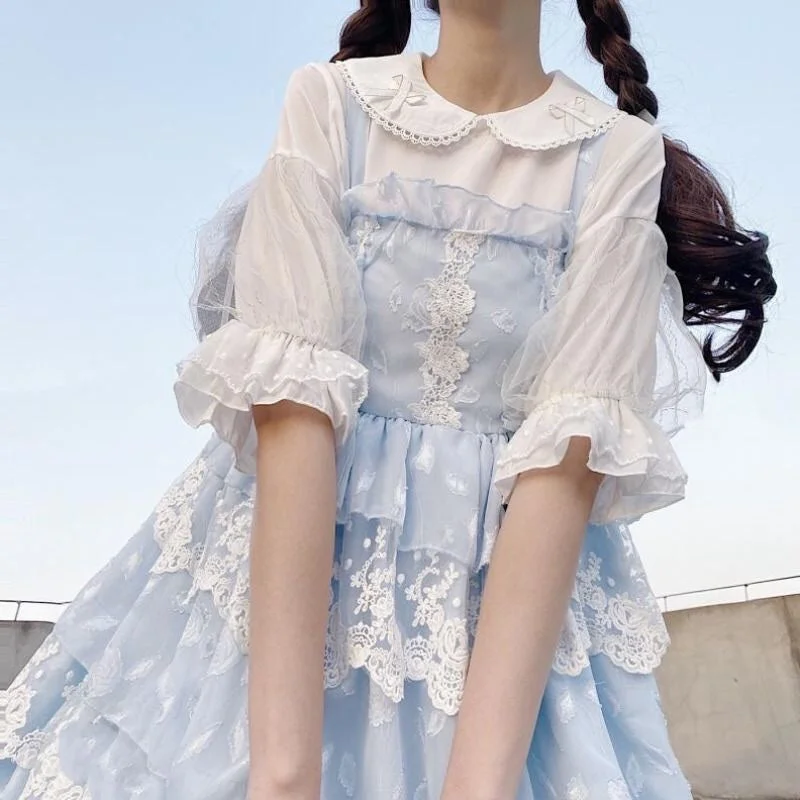 Take Action lolita chiffon shirt  PL52593