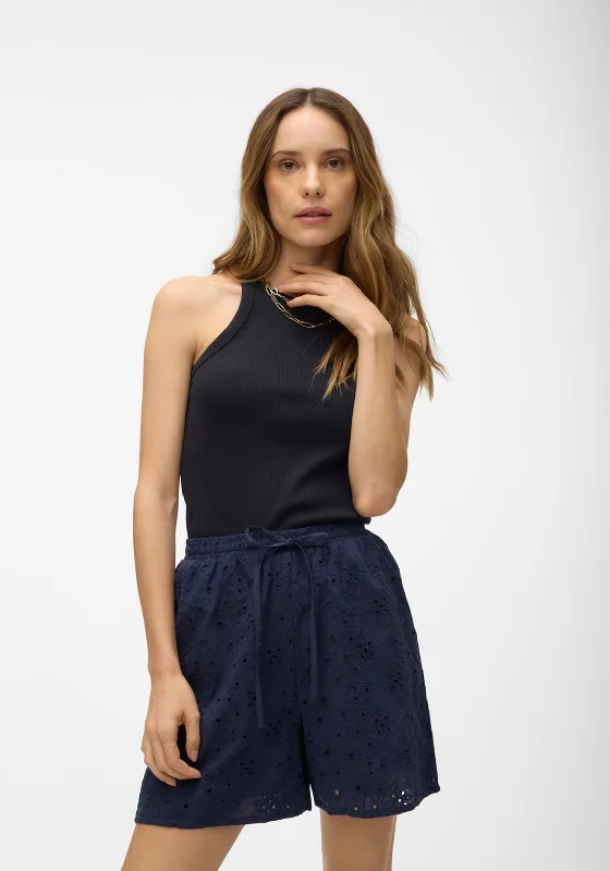 Weekend Discounts to Savor Vero Moda Chole Short Tank Top, Black