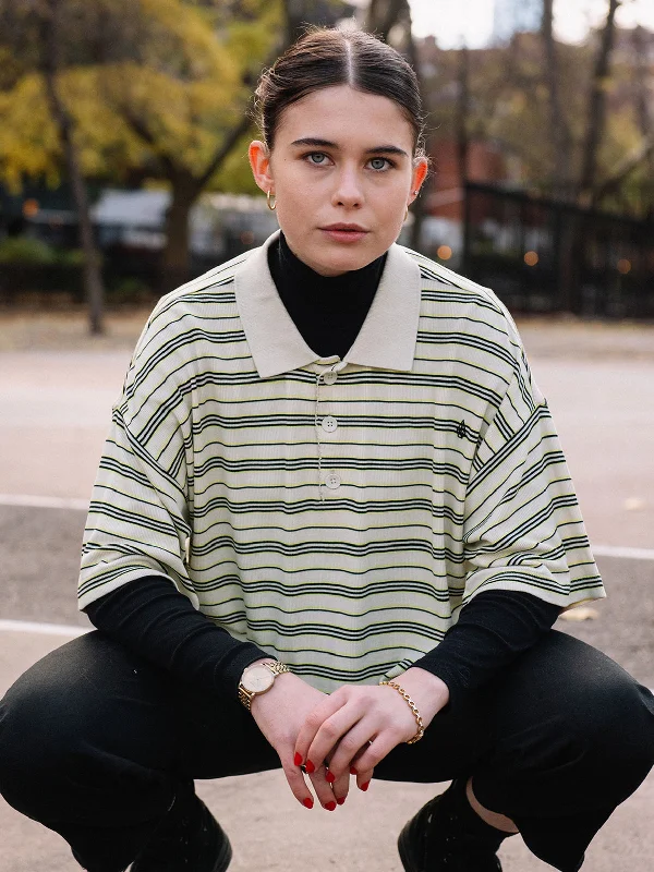 Referral Discount Popztone Short Sleeve Polo - Bone
