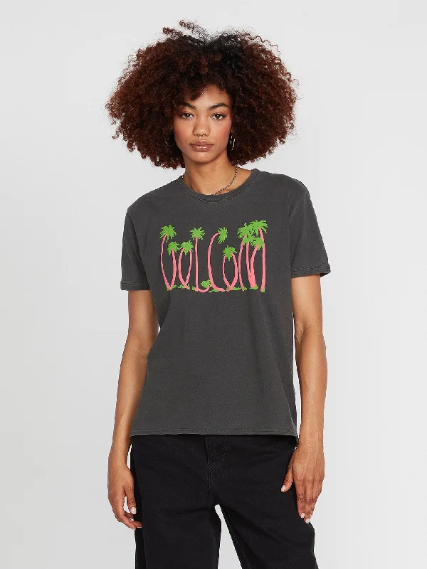 Weekend Bargains to Snag Truly Ringer Short Sleeve Tee - Black