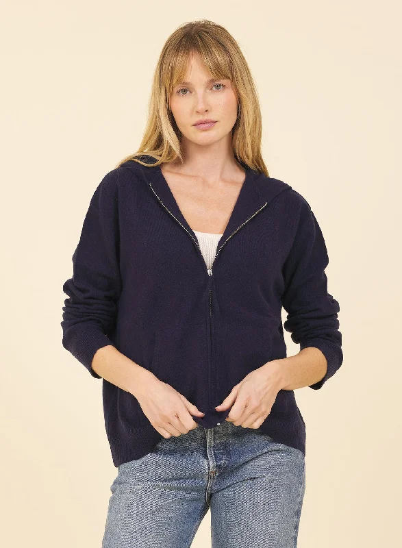 Colorado Cashmere Hoodie - Navy