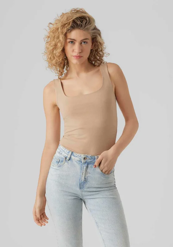 Today Only Vero Moda Ola Tank Top, Navy Humus