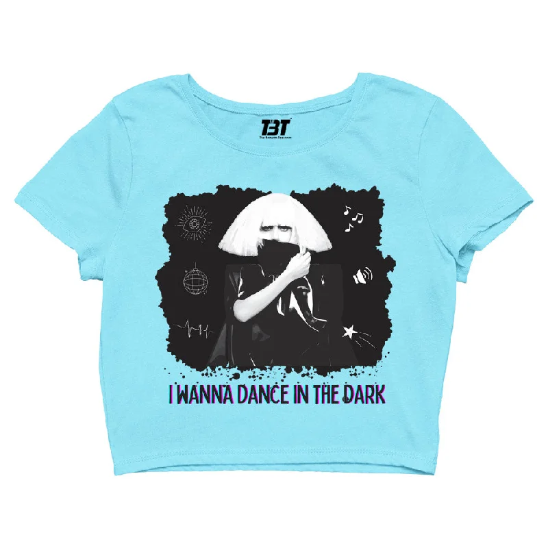 Flash Deals Lady Gaga Crop Top - Dance In The Dark