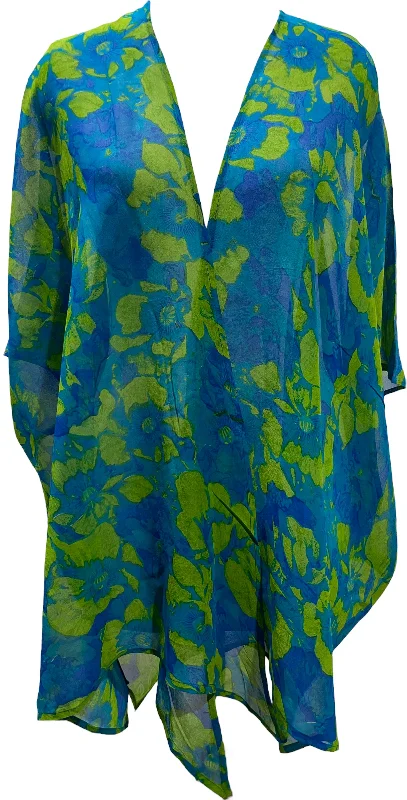Special Discount PRG5707 Sheer Avatar Pure Silk Cardigan