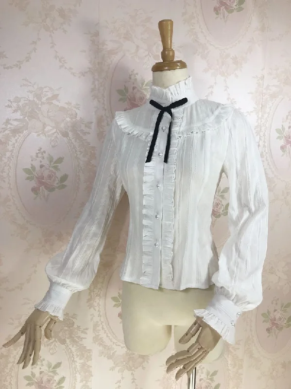 Yilia~Korean Fashion Cotton Lolita Blouse