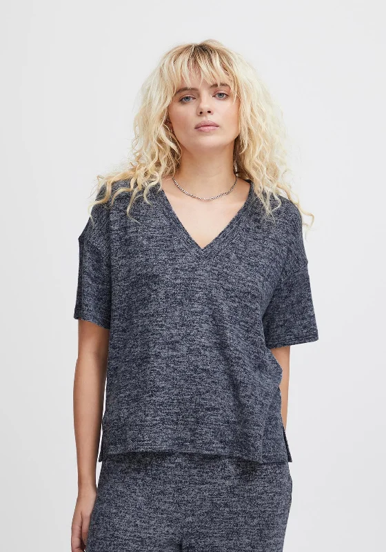 Deal Dash Ichi Yose Soft Touch T-Shirt, Total Eclipse Melange