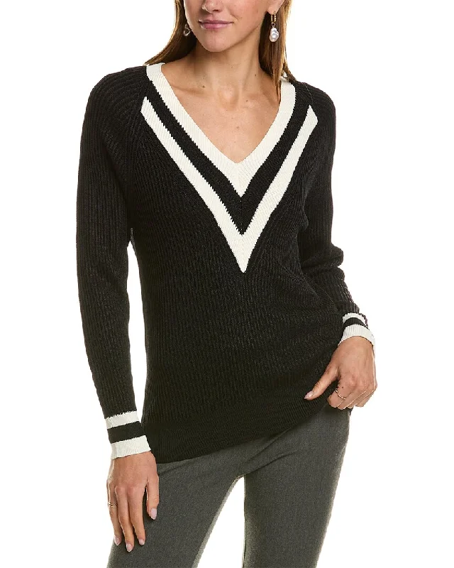 Today's Special Reiss Matilda Ribbed V-Neck Sweater