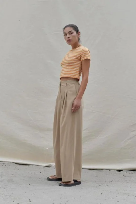 Today’s Deal Hazel T-Shirt Ltd. | Orange & Beige