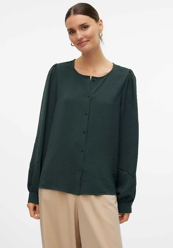 Quick Sale Vero Moda Alva Button Up Blouse, Green