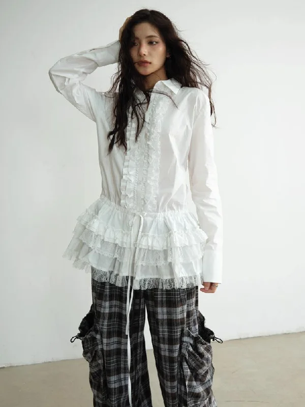 Weekend Savings Fiesta Heavy Lace Waist Shirt [S0000010918]