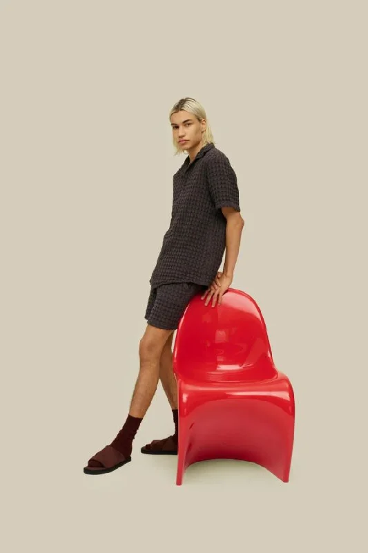 Online Exclusive Nearly Black Cuba Waffle Shirt