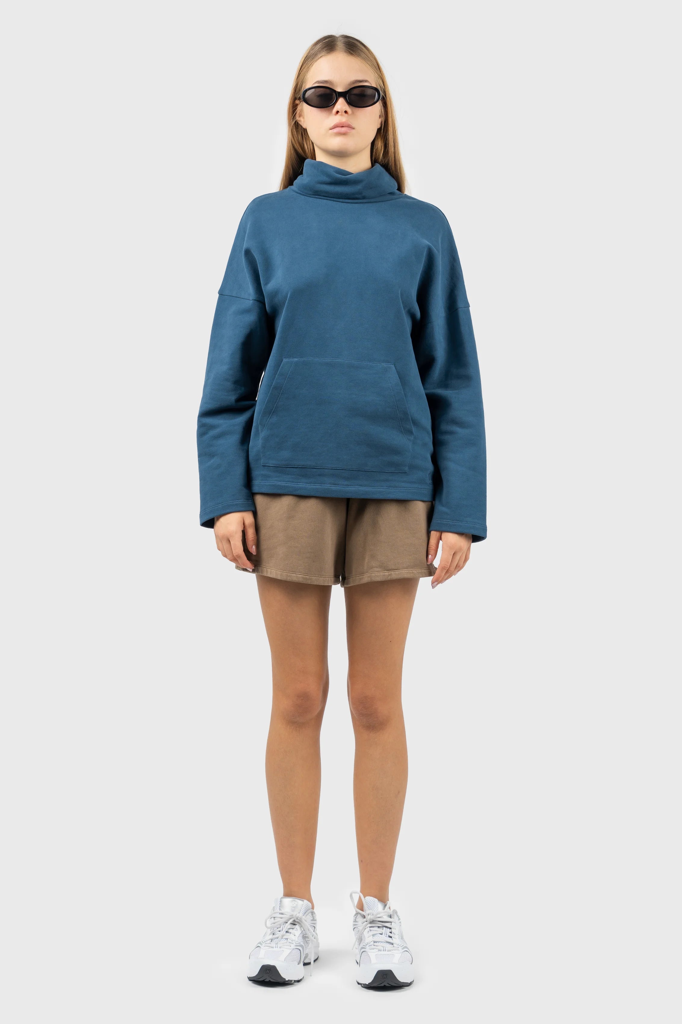 Daily Specials Funnel Neck Sweatshirt with dropped shoulder