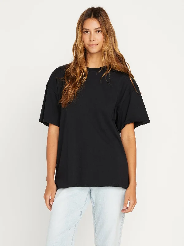 Stones Throw Solid Tee - Black