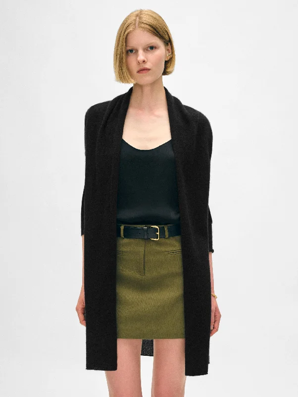 Instant Discount Cashmere Trapeze Cardigan