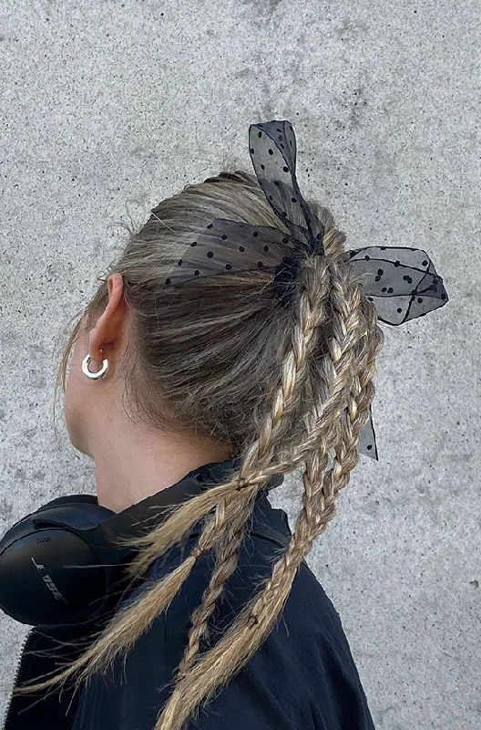 Price Reduction HAIR TIE WITH OVERSIZED BOW