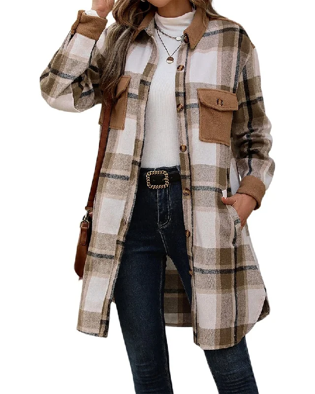Online Only Charlotte Green Coat
