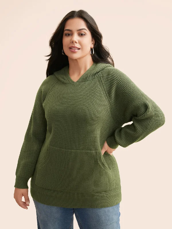 Weekend Bargains to Relish Supersoft Essentials Plain Textured Hooded Pullover