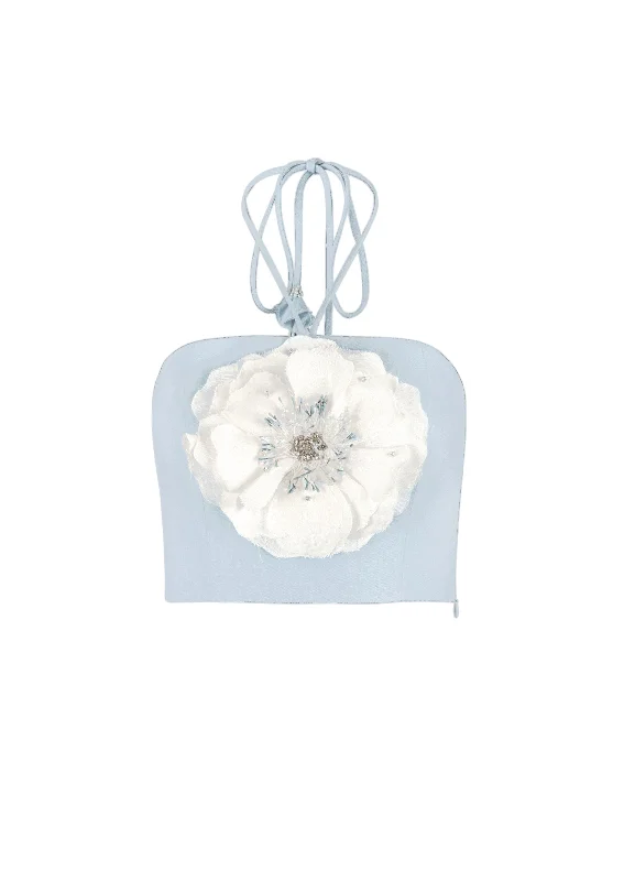 Bonus Savings OTM Exclusive: Gol Bustier Top in Blue & White