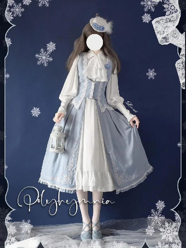 Polyhymnia~Miss Leisha~Classic Lolita Skirt Set Elegant Winter Cape