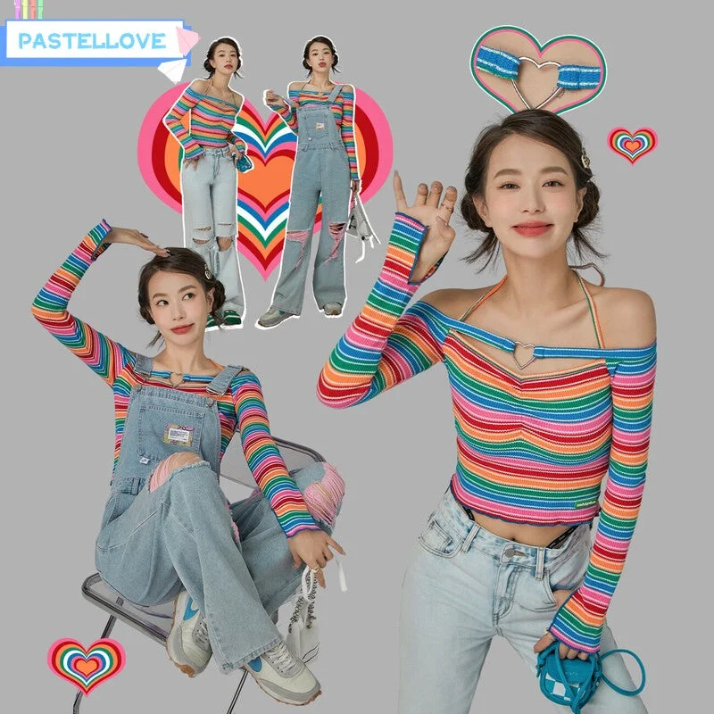 Daily Special Cute Rainbow Bodysuit PL53031