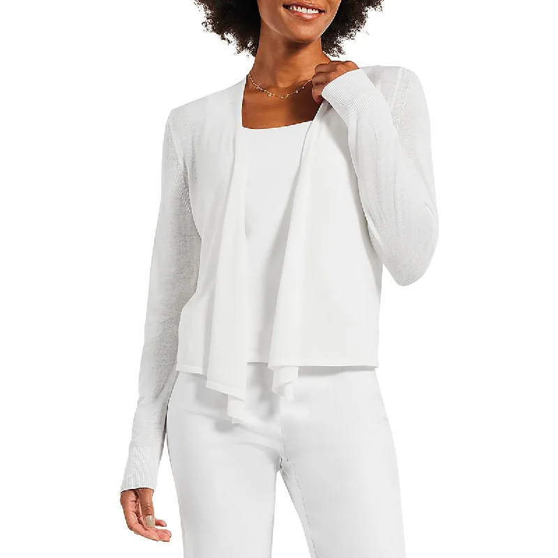 Overstock Clearance Womens Cotton Blend Open Front Cardigan Sweater