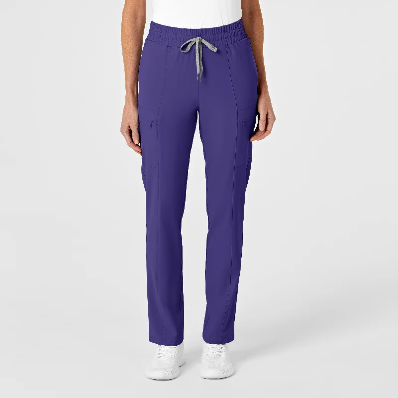 Weekend Deals That Dazzle RENEW Women's High Waist Slim Leg Scrub Pant - Grape