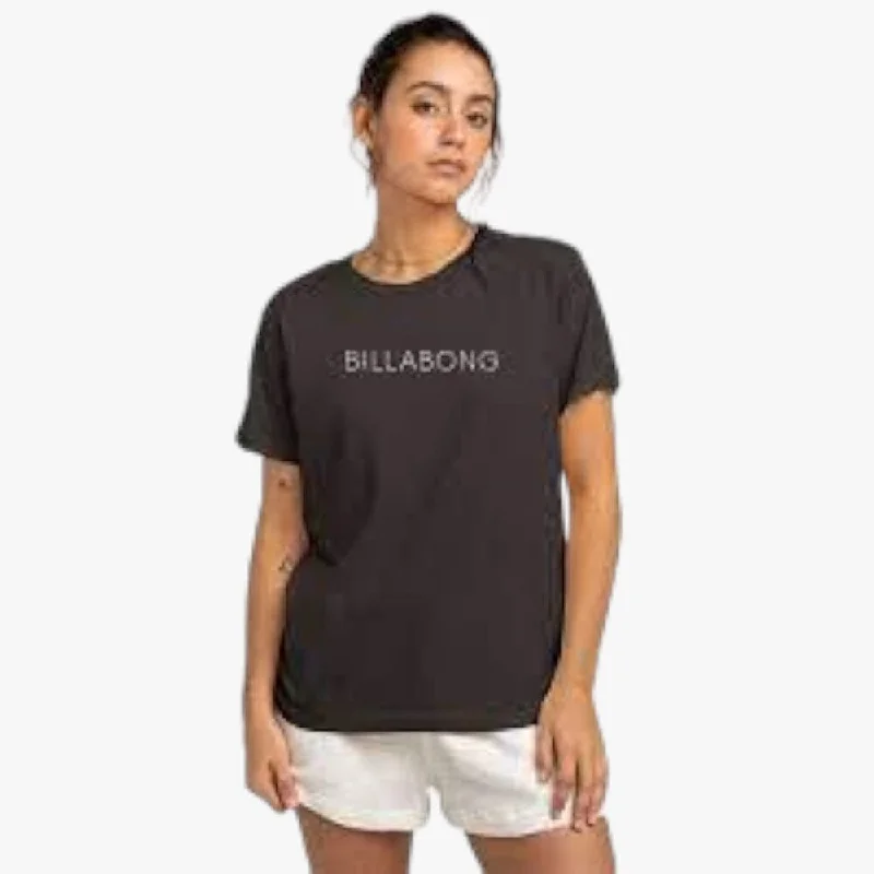 Great Deals Billabong Womens Long Island Short Sleeve Tee Off Black
