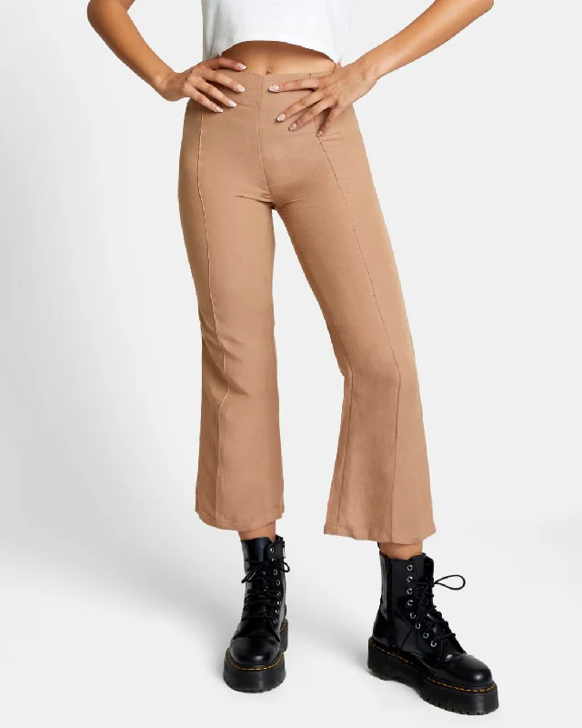 Weekend Offers That Impress Drip High-Waisted Pants - Wood