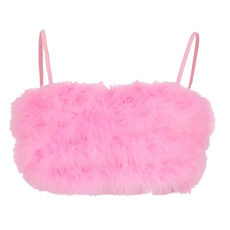 Clearance Sale PINK VELVET CAMISOLE FEMALE BY22566