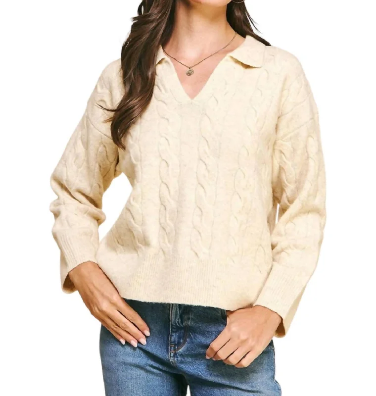 Major Savings In The Clouds Sweater In Cream