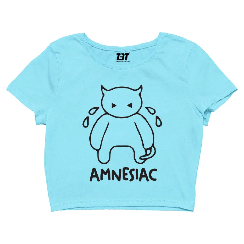 Blowout Deals Radiohead Crop Top - Amnesiac