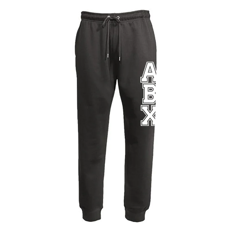 Low Price Greek Classic Joggers, Printed Varsity Letters - P-8102 - CAD