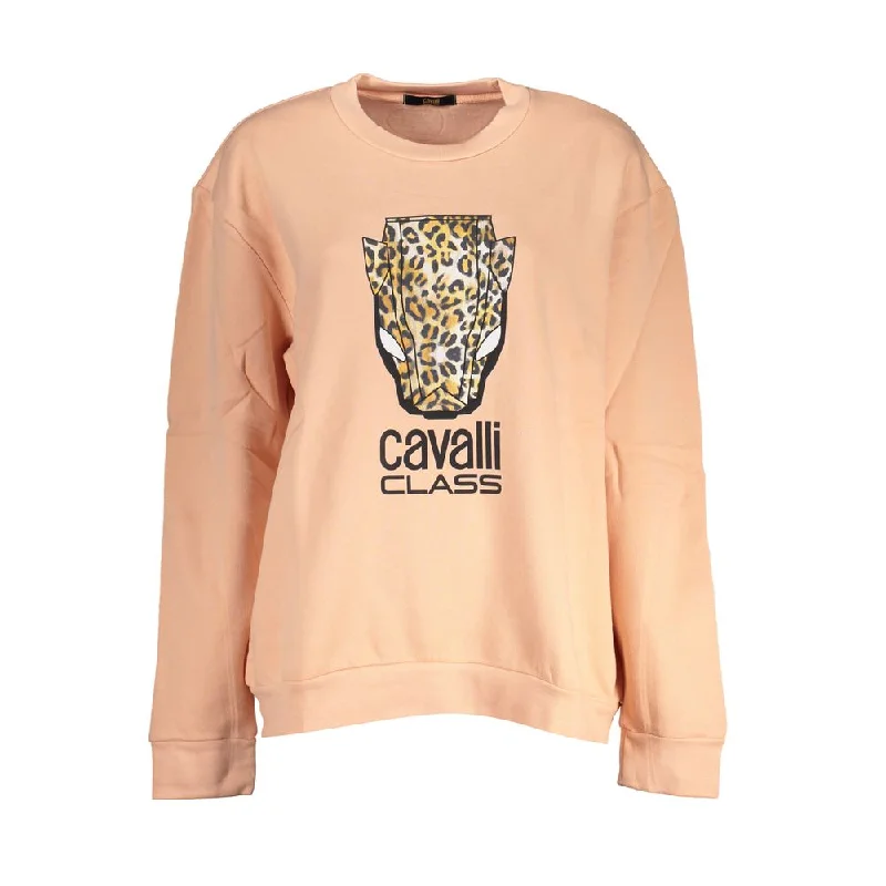 Sale Event Cavalli Class Elegant  Fleece Crew Neck Women's Sweater