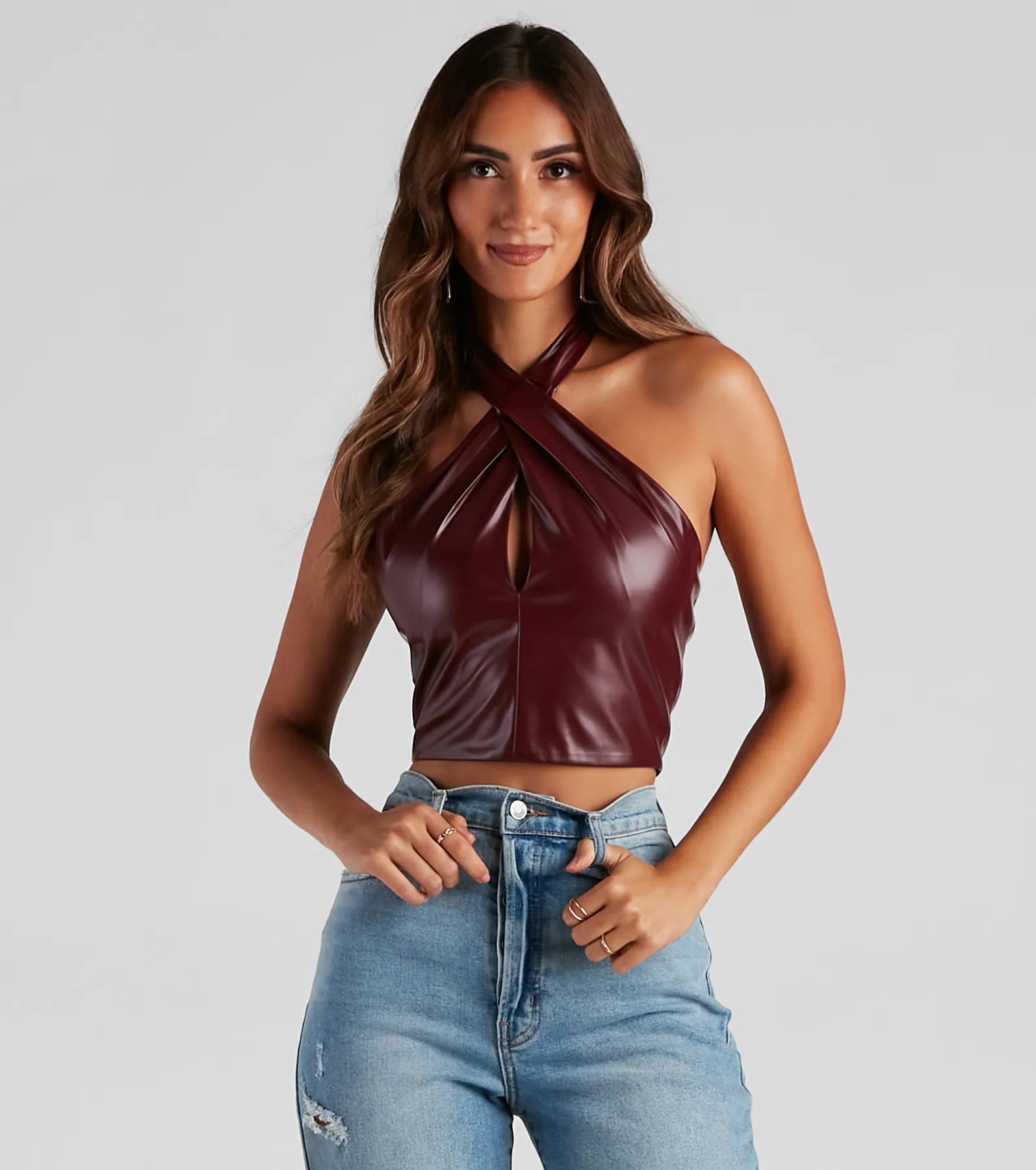Quick Sale Moment To Slay Halter Crop Top