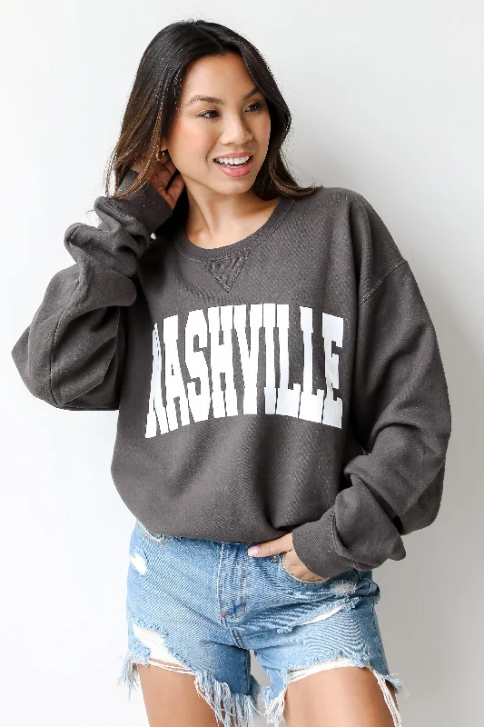 Hurry Up Charcoal Nashville Sweatshirt