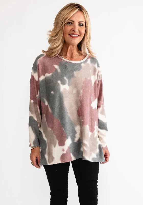 Great Deal D.E.C.K By Decollage One Size Watercolour Top, Red